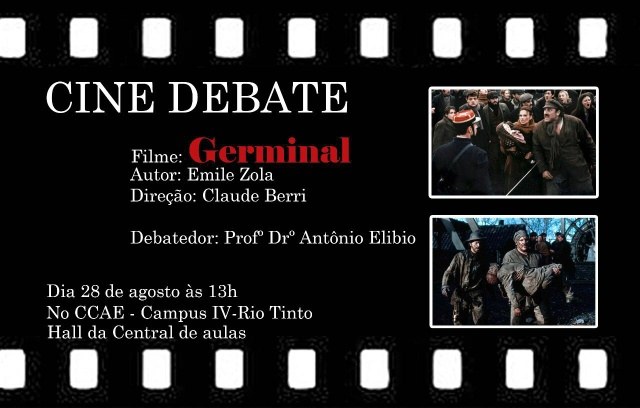 Cine Debate Exposi O Do Filme Germinal Universidade Federal Da