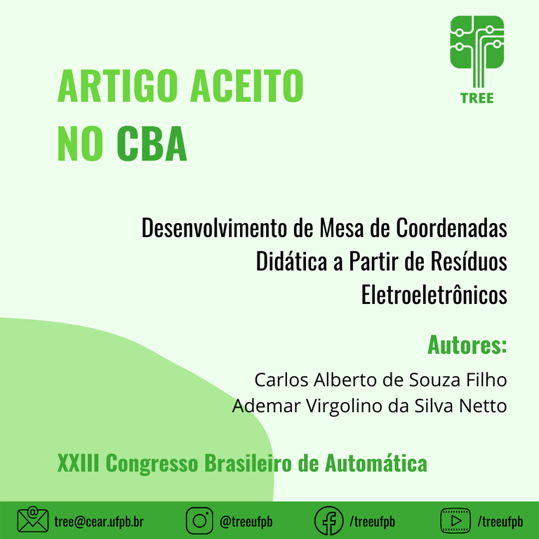 Vol 2 No 1 (2020): CBA2020  Congresso Brasileiro de Automática - CBA