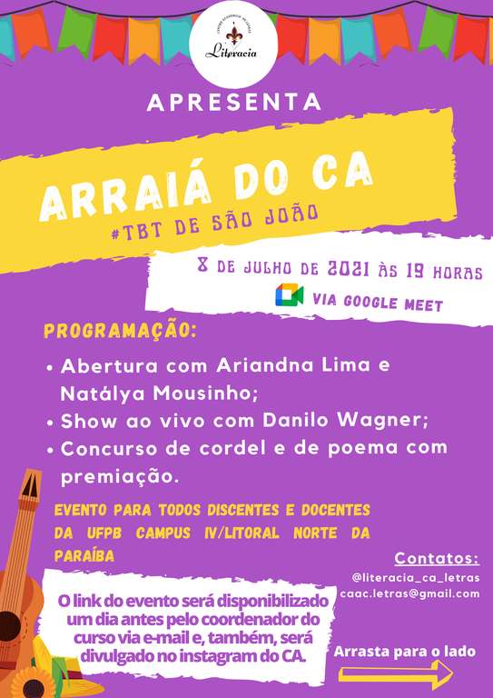 Programação Arraiá 2021