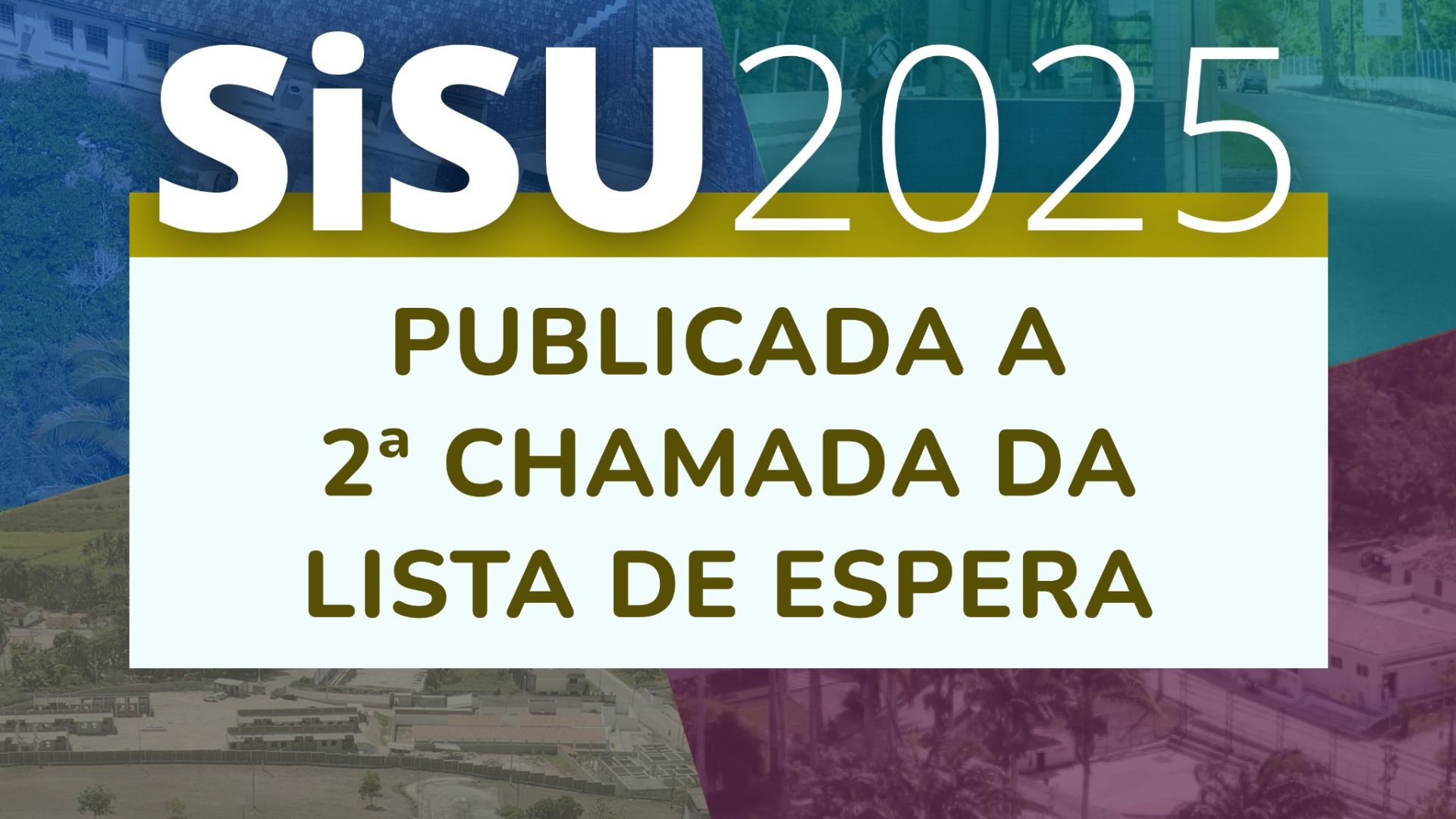 UFPB publica 2ª chamada da Lista de Espera e resultado do remanejamento do SISU 2025